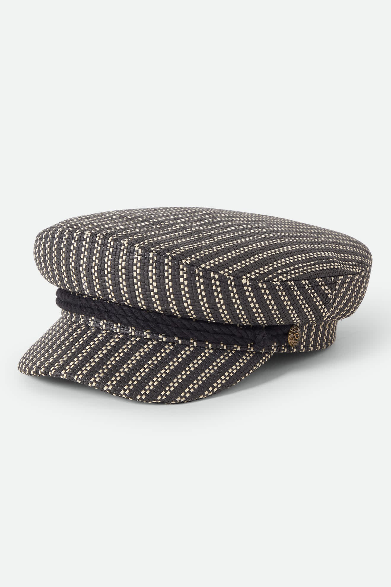 Fiddler Lightweight Fisherman Cap - Black/Natural Straw - Welcome To ...